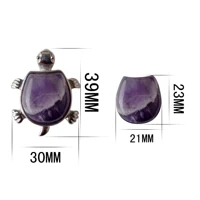 alloy turtle accessories for gemstone necklace pendant diy making jewelry crystal semi precious stones give the best gift