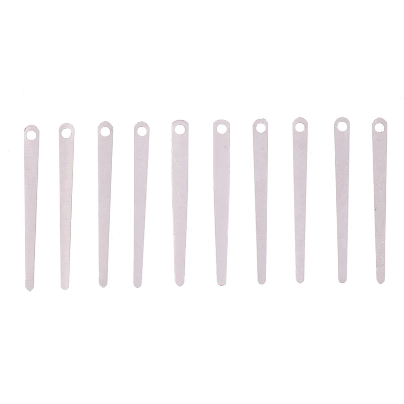 

10Pcs Saxophone Clarinet Shrapnel Metal Flat Springs Leaf Parts for DIY Musical Instruments Accessories Repair Parts