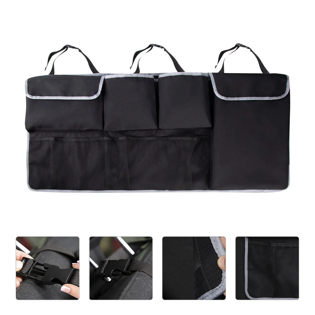 

1pc Foldable Cargo Backseat Multi Pocket Car Backseat Car Pocket Car Back Storage Car Chair Organiser