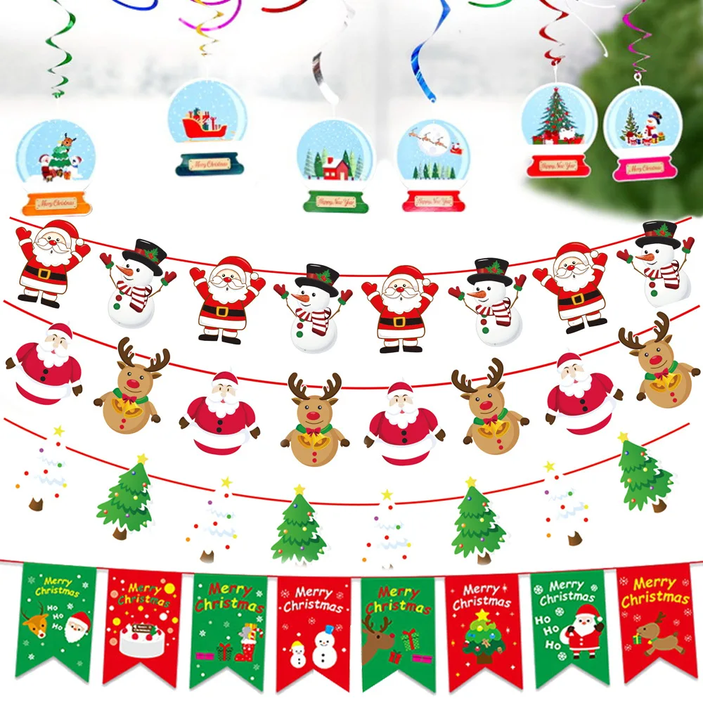 

Christmas Banner String MERRY CHRISTMAS Banner Xmas Banner Decorations Christmas Party Decorations for Party Favors Supplies