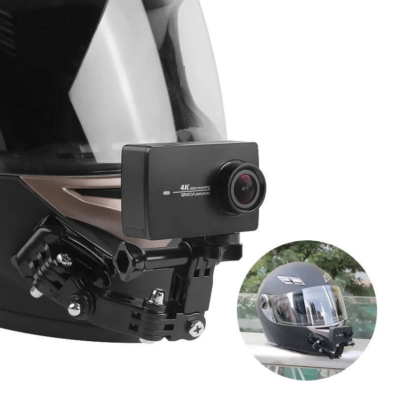 Регулируемое крепление на шлем для подбородка изогнутое боковое клейкое GoPro Hero 10