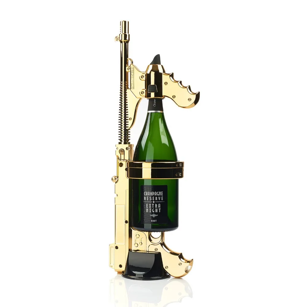 

Free shipping 3 Colors Champagne Gun Bottle Spray Gun with Jet Bottle Pourer for Night Club Party Lounge Reusable