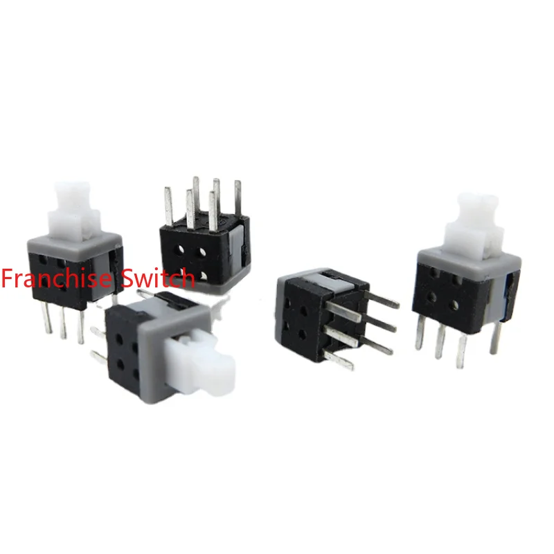 

10PCS HIGH QUALITY KEY SWITCH PUSHBUTTON 5.8*5.8MM WITH LOCK AND WITHOUT SELF-ING