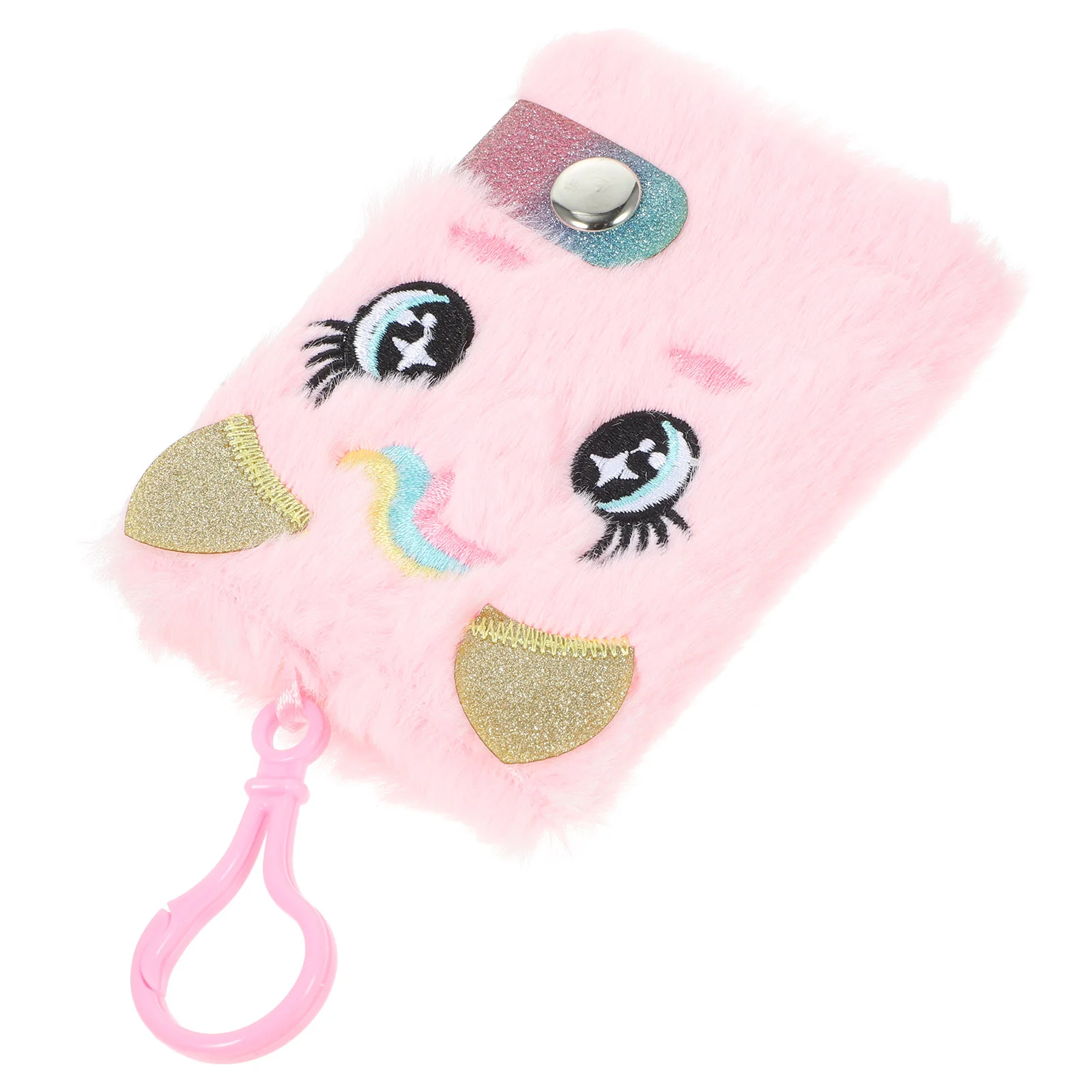 

Student Notebook Hanging Diary Students Fluffy Pink Write Accessory Animal Portable