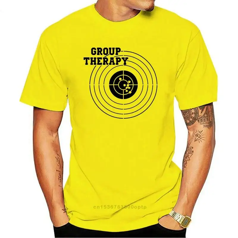

New 2021 Fashion Group Therapy Shooting T Shirt Funny Gun Laws Rights American 2Nd Amendment Tee Tees