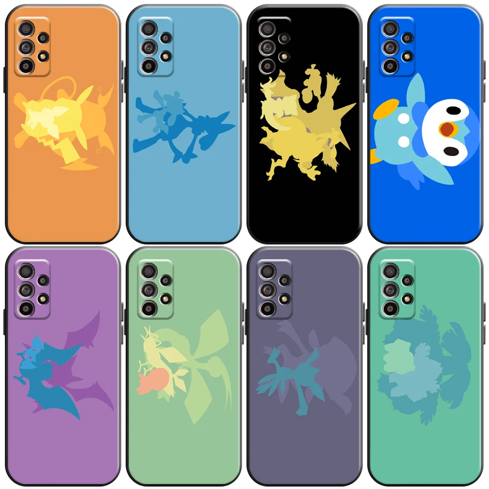 Милый мультяшный чехол для телефона с покемоном Samsung Galaxy S8 PLus S9 Plus S10 S10E Lite 5G Back Funda