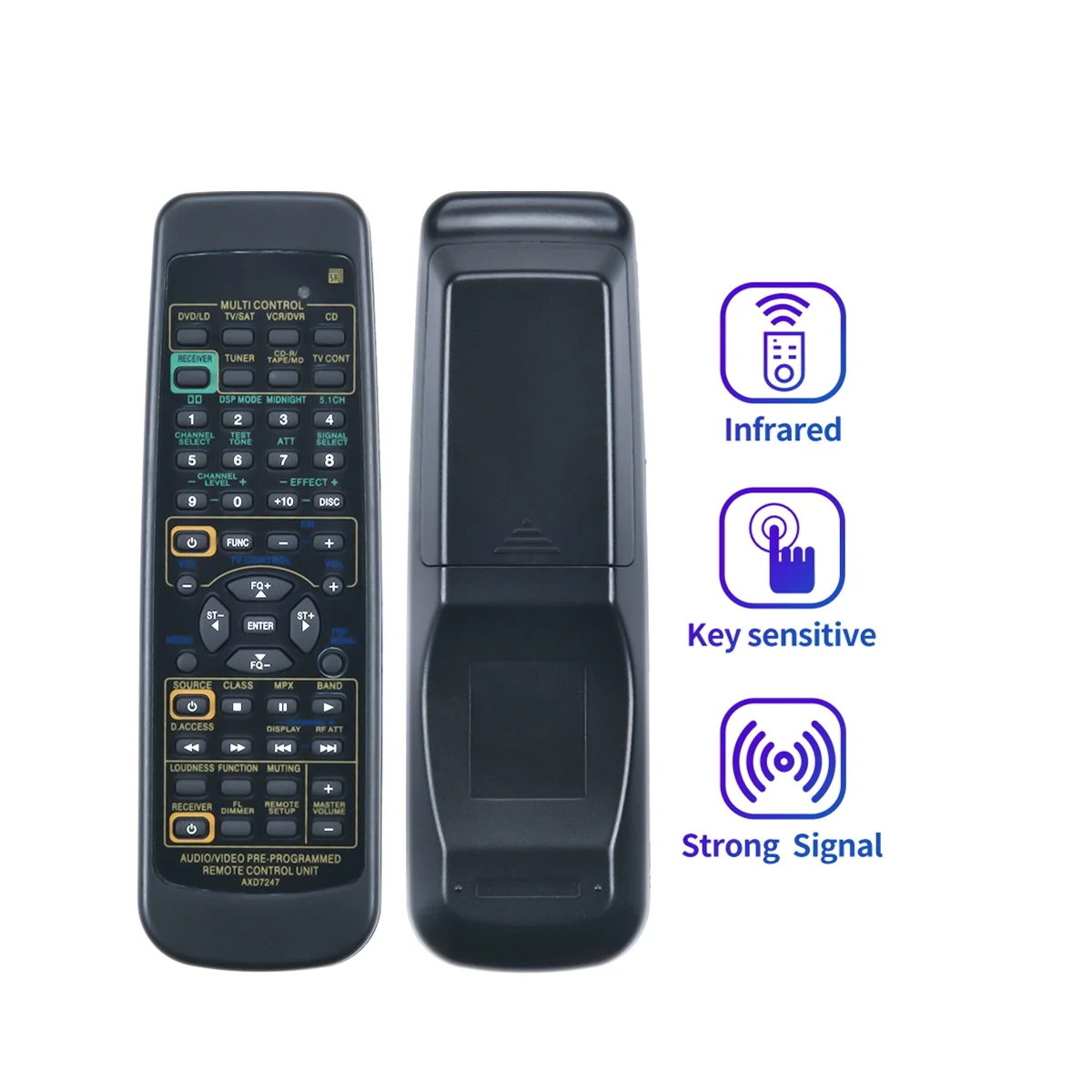 Пульт дистанционного управления для Pioneer Receiver AXD7247 R VSX-D510 VSX-D209 D511 Vsx D510