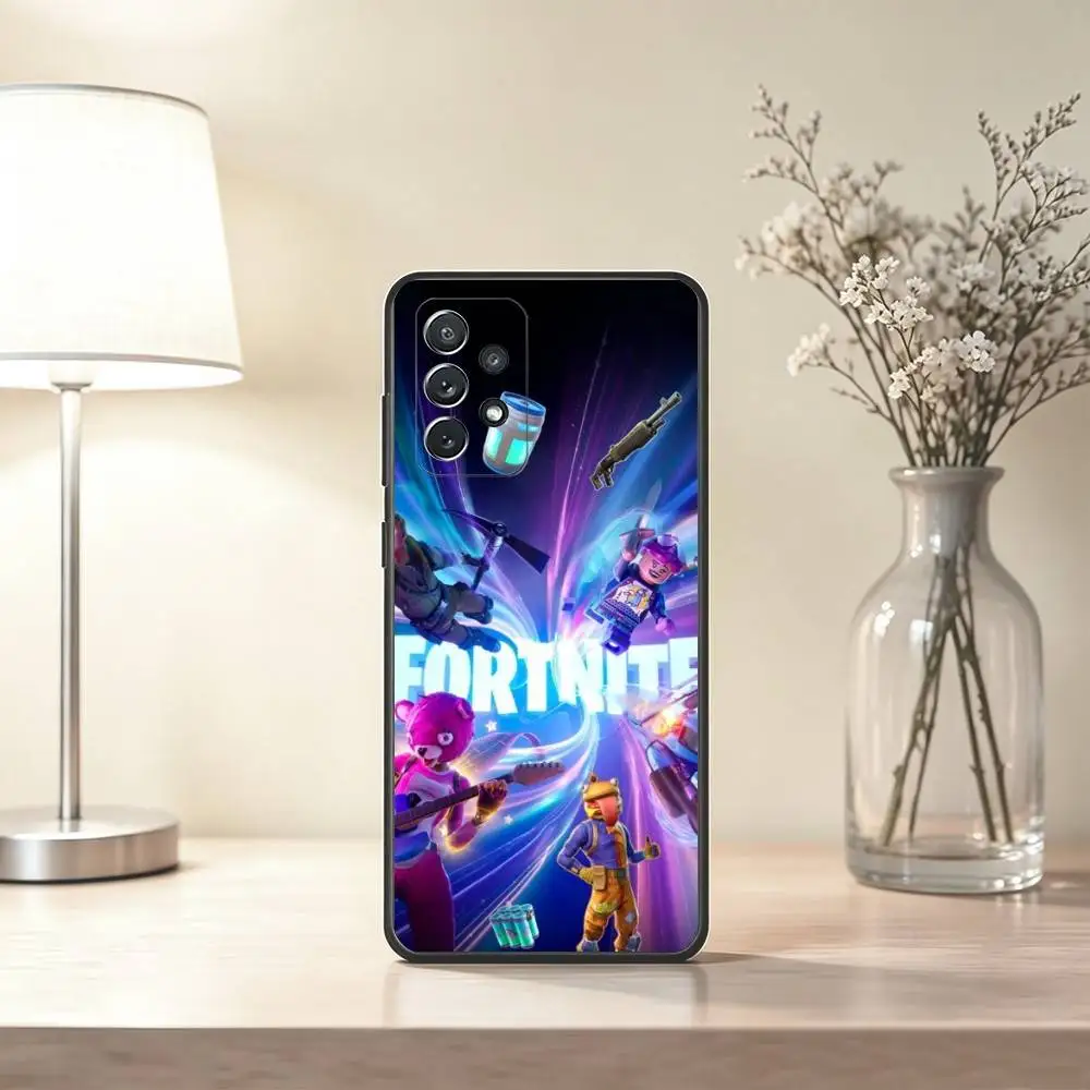 Фото Чехол для телефона Fortnite-S Battle Royale для Samsung S25, S24, S21, S22, S23, S30, Ultra, S20, Plus, Fe, мягкий силиконовый, черный №3