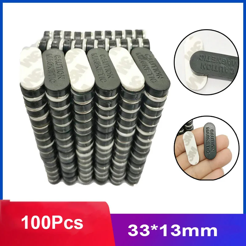 100 шт. 33*13 мм суперпрочная Магнитная бирка для имени держатель Id-карты ID-карты