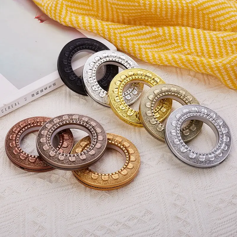 

10 шт., пластиковые кольца для штор, 9 цветов