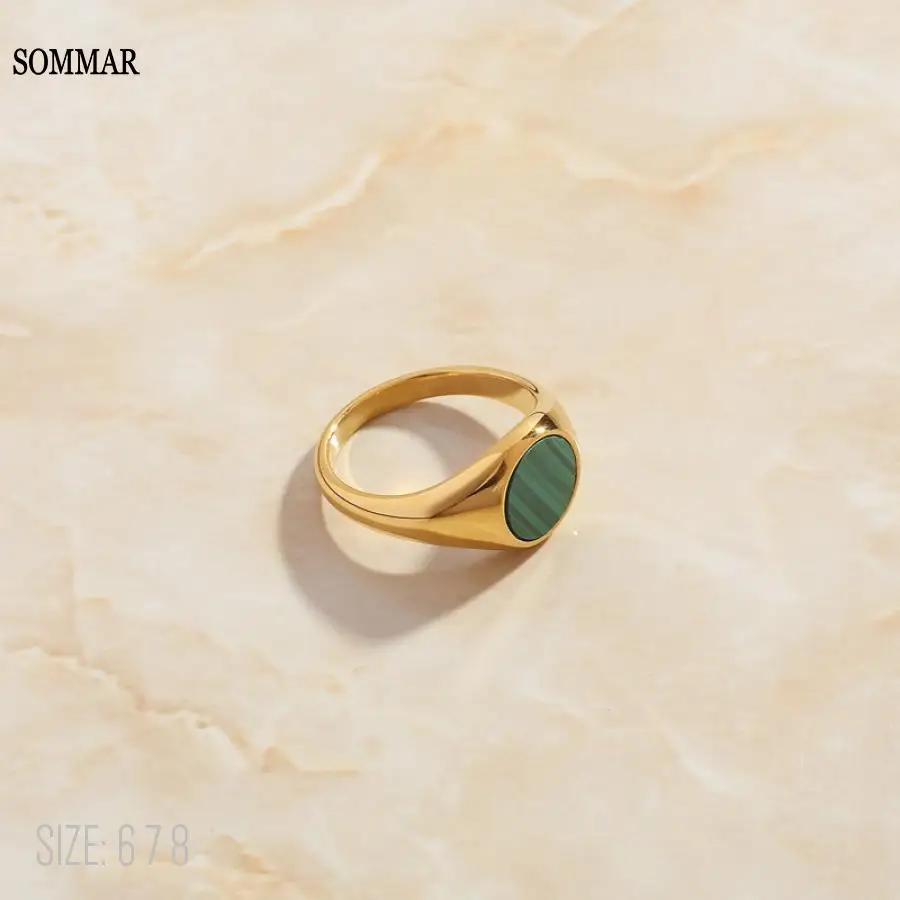 SOMMAR Новое поступление! Обручальные кольца в форме богини золотого цвета размер 6 7