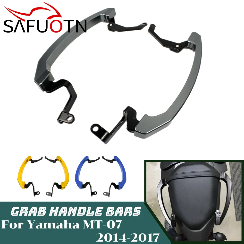 

MT07 Grab Handle Bars for Yamaha MT-07 FZ-07 MT 07 2014 2015 2016 2017 Motorcycle Passenger Rear Seat Hand Grab Rail Accessories