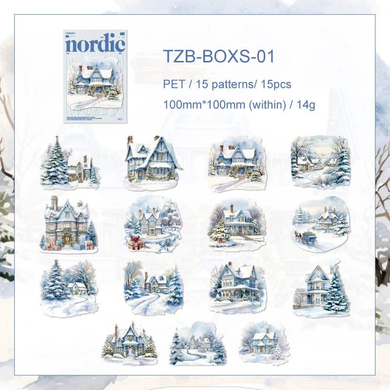 

Jianwu Nordic Thoughts Series наклейки для журнала