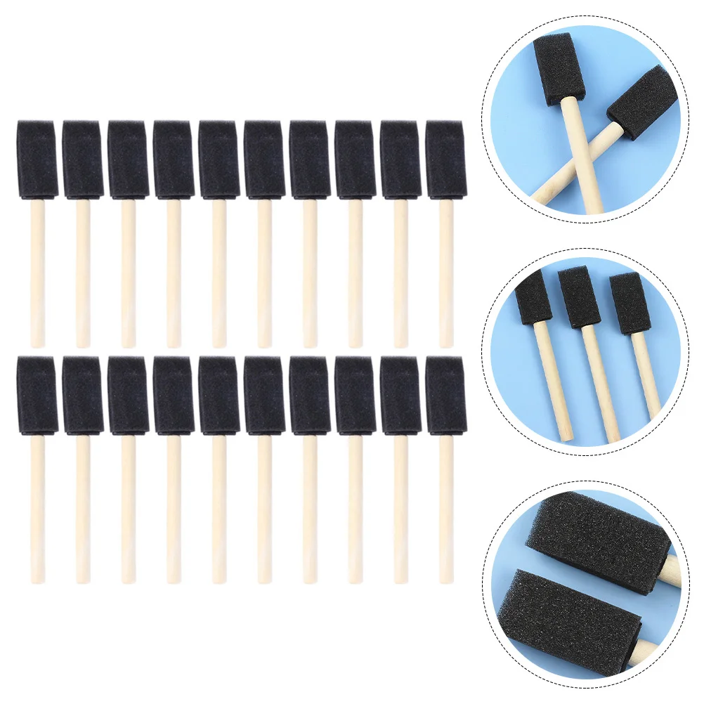 

20Pcs Art Painting Brushes Doodling Sponge Brushes Kids Painting Tools