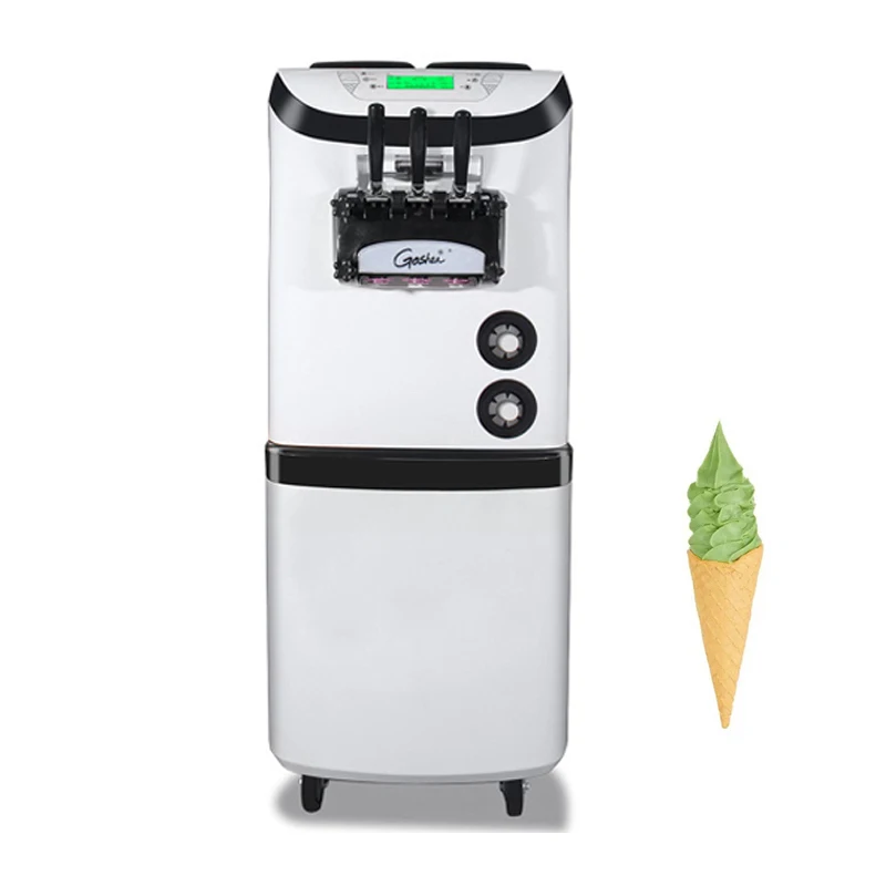 

Коммерческая Машина для мягкого мороженого с тремя вкусами, устройство для приготовления сладкого мороженого 3300 Вт