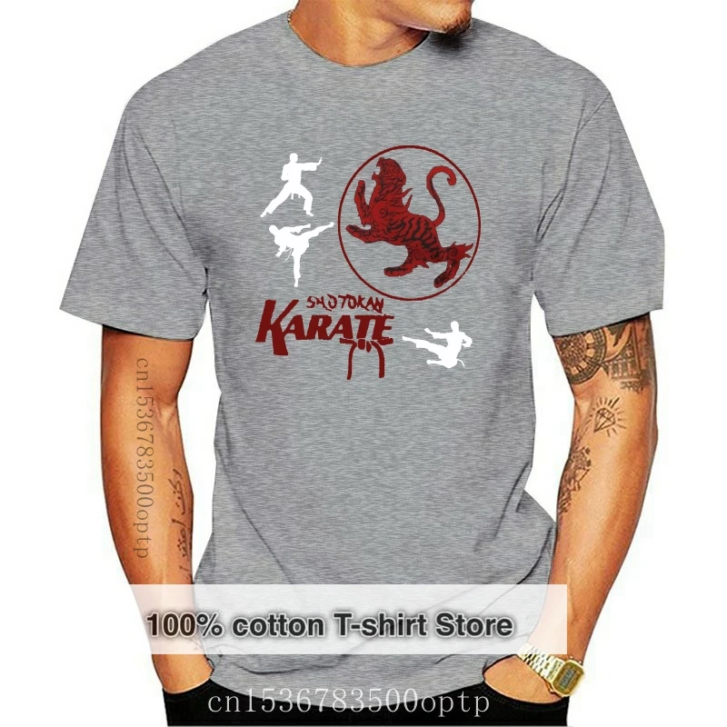 

New Popular Go SHOTOKAN Karate Mens Black T-Shirt S-3XL