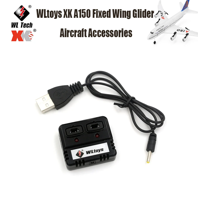

WLtoys XK A150 Fixed Wing Glider Aircraft Accessories A100 A380 A120 A130 A150 V911S 966-027 Charger