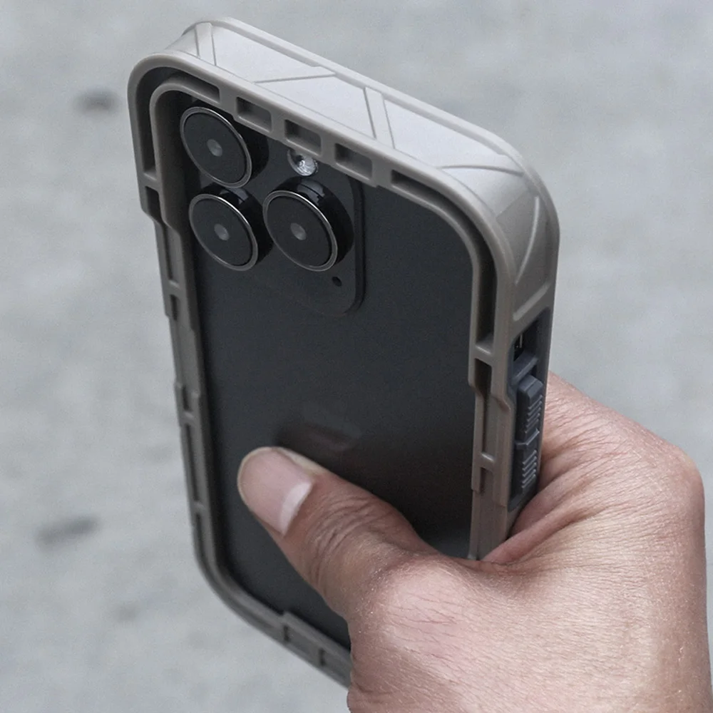 Фото FATBEAR для Apple iPhone 14 Pro / MAX / Plus Magsafe тактический военный класс прочный ударопрочный чехол-Бампер Мягкий чехол №4