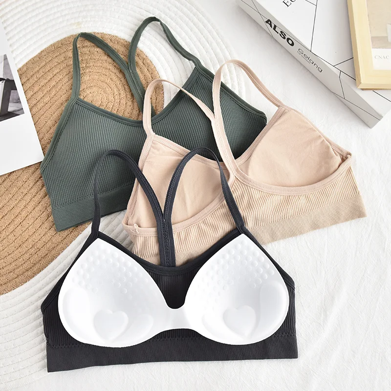 Бесшовный Бюстгальтер женское нижнее белье спортивный бюстгальтер без косточек