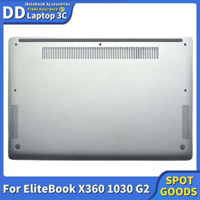 

New For HP Elitebook X360 1030 G2 Laptop Bottom Cover 917895-001 Silver Laptop Bottom Base Cover Lower Case D shell