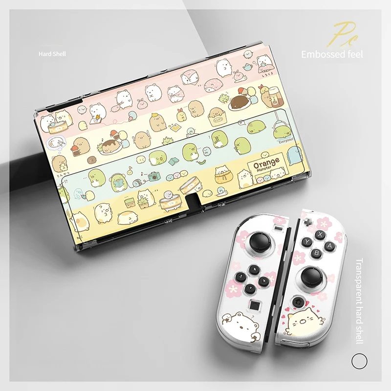 

For Nintendo Switch Hard Case OLED/NS Accessories Protect Case Cover Kawaii Joycon Soft Shell For Switch Accessorie Console Game