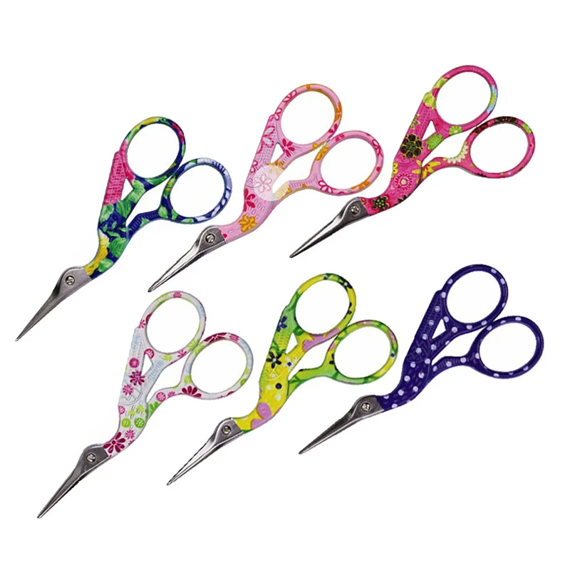 

Professional Sewing Scissors for Fabric High Quality Sharp Stainless Steel Stork Scissors DIY Sewing Tool Antique Craft Scissors
