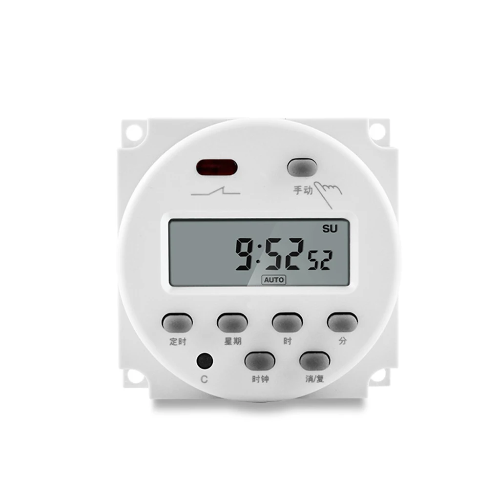 

Time Switch LCD Microcomputer Control Electronic High-accuracy Programmer Programmable Daily Timing Tool Household Light