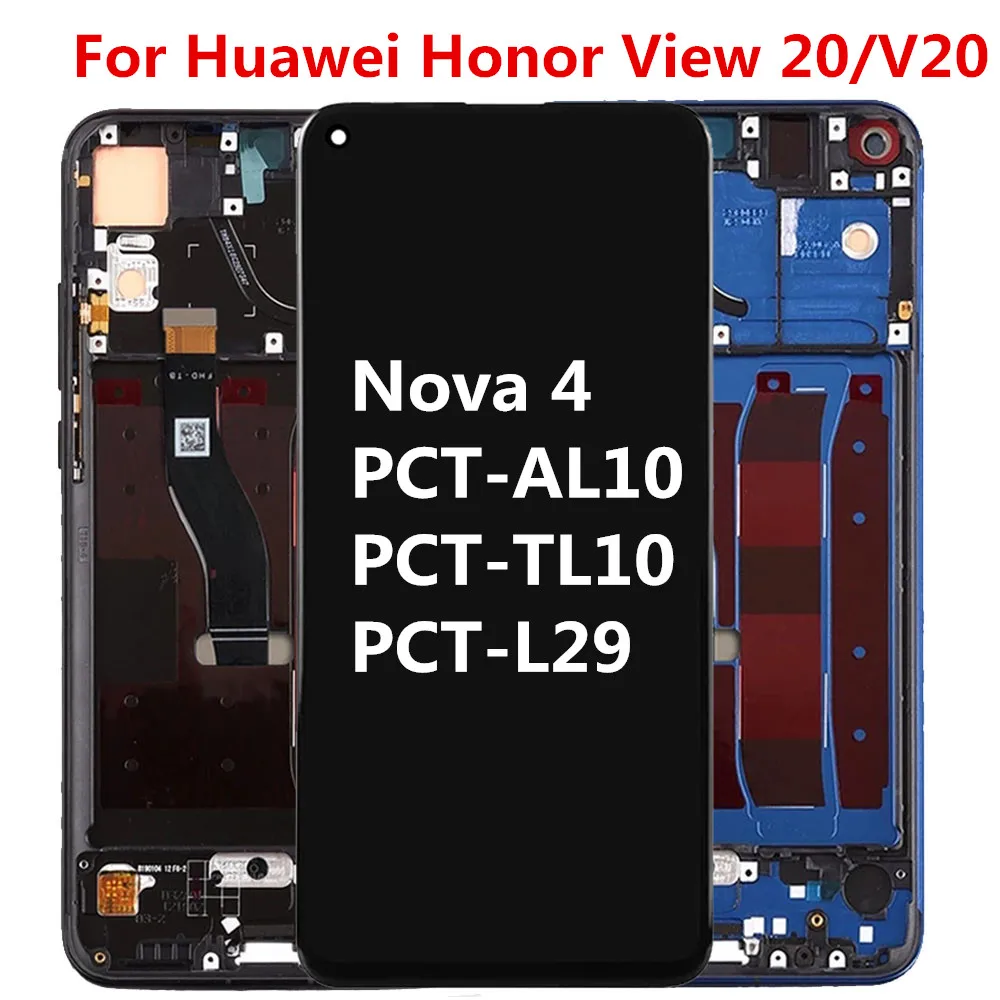 Детали для замены сенсорного ЖК-экрана Huawei Honor View 20/ V20