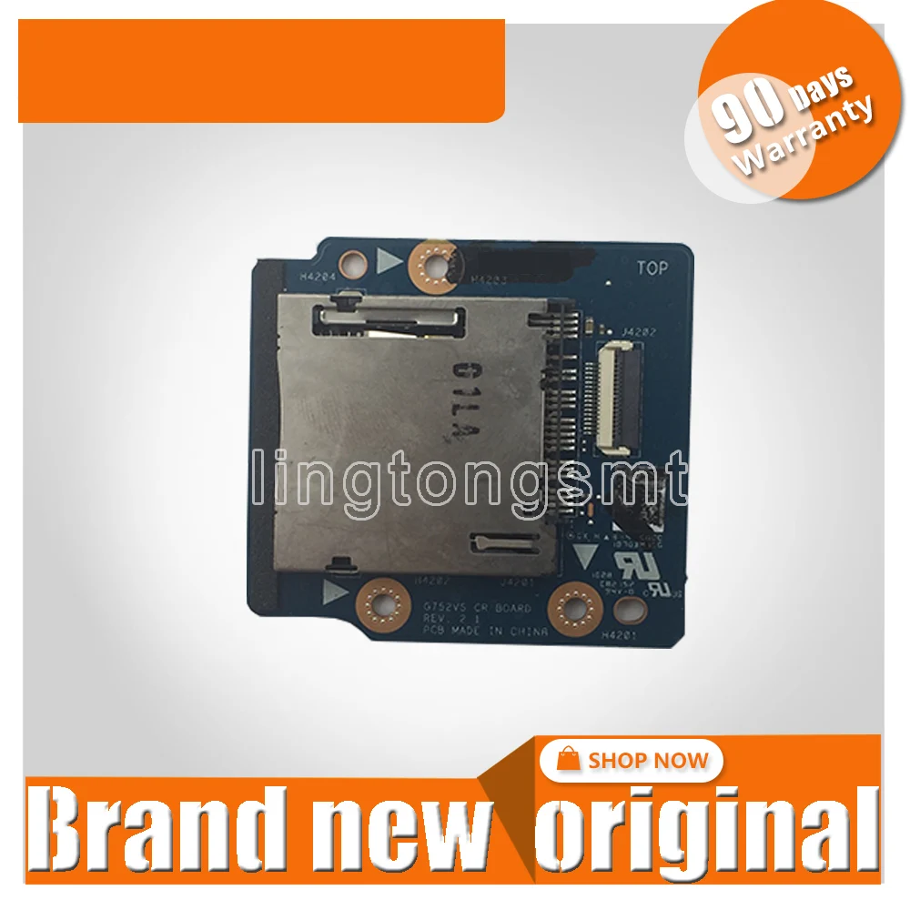 

G752VY CR BOARD REV 2.2 For Asus G752V G752VY G752VT G752VS G752VL G752VM SD Card Reader Board Laptop CR BOARD