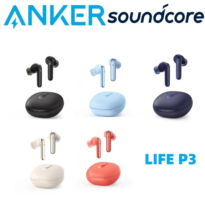 

Anker Soundcore Life P3 TWS ANC Earphones Multi Mode Noise Cancelling Headsets Thumping Bass Earbuds with 6 Microphones