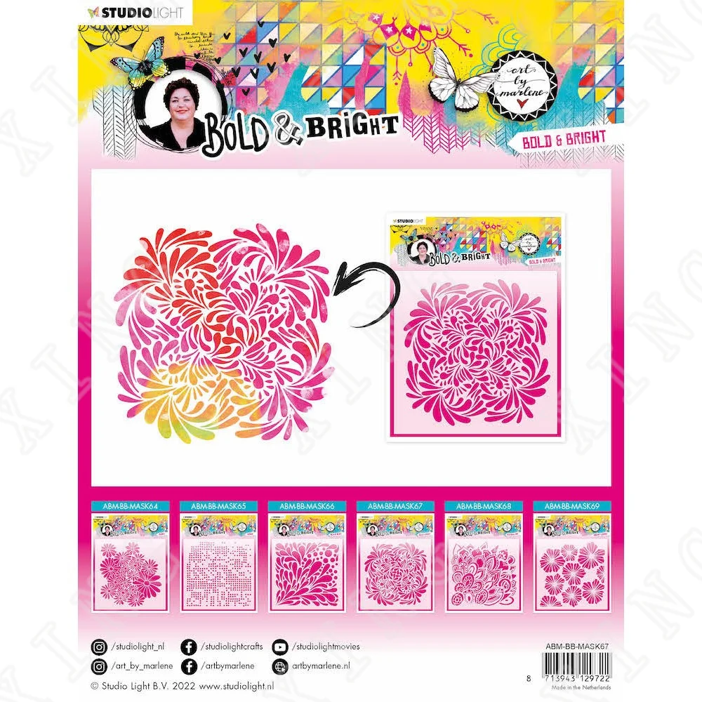 

New Bold and Bright Diy Layering Stencils Wall Painting Scrapbook Coloring Embossing Album Decorative Paper Card Template
