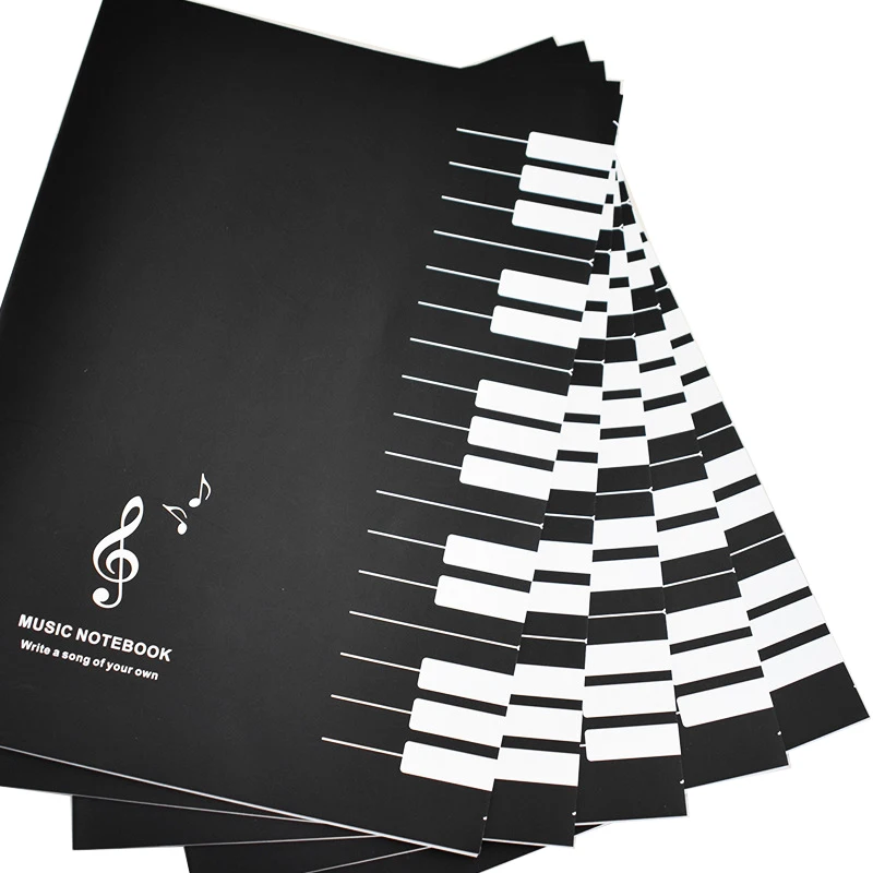 Universal B5 Stave Piano Guitar Score Music Book Wholesale Teaching Exercise Book 32P Notepad Multi-Function Schedule Sketchbook