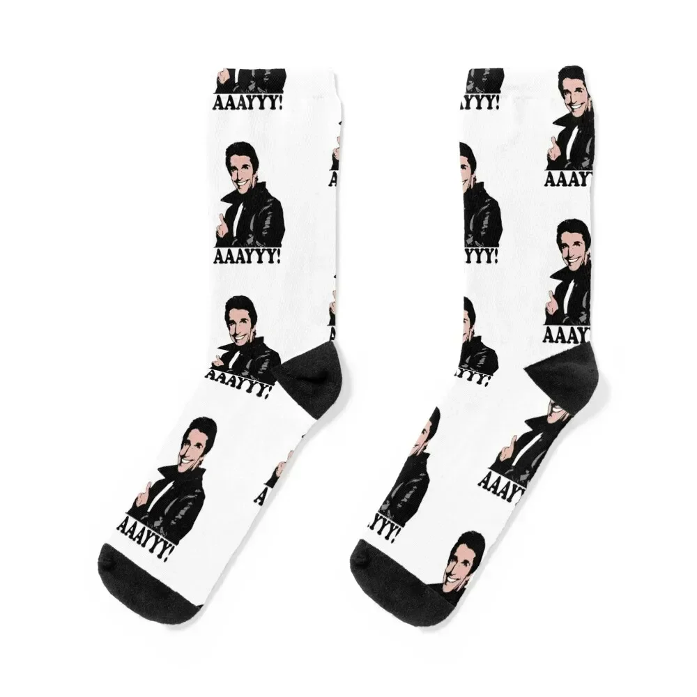 The Fonz Happy Days Aaayyy! Essential Socks спортивные чулки Дизайнерские мужские носки женские