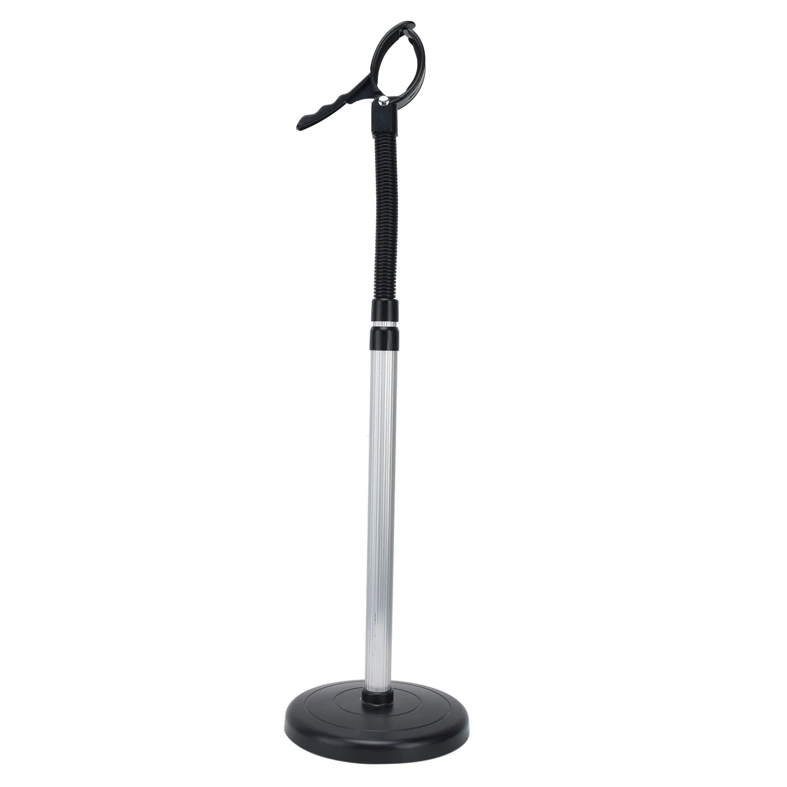 

Stand 360 Degree Rotation Gooseneck Adjustable Height Flexible Neck Heavy Duty Base Hands Free Blow Dryer Holder