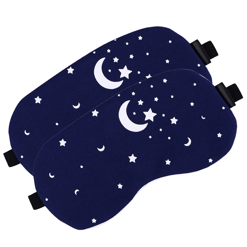 

2 Pcs Eye Patches Creative Sleep Masks Funny Household Sleeping Delicate Cotton Linen Travel Cute