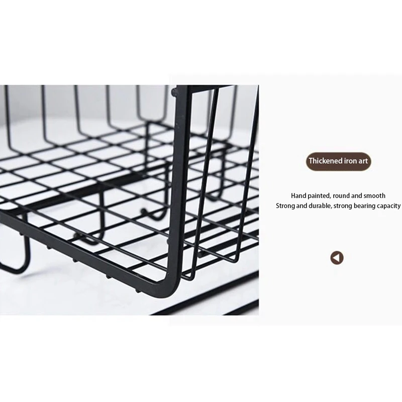 Подвесная корзина под полкой для хранения железная сетка органайзер двери шкафа