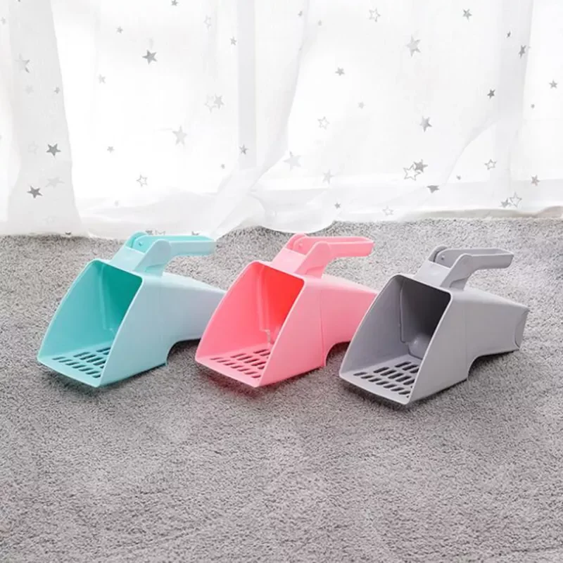 

2023NEW Litter Shovel Pet Cleanning Tool Plastic Products Toilet For Cats Food Spoons Plastic Cat Litter Sifter Scoop And Bag