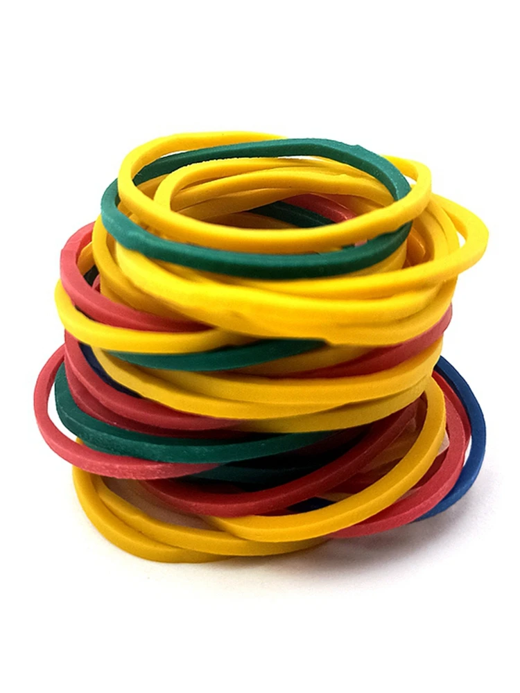 

40mm High Elastic Color Fixed Bundle Stationery Rubber Band For Bandage Money