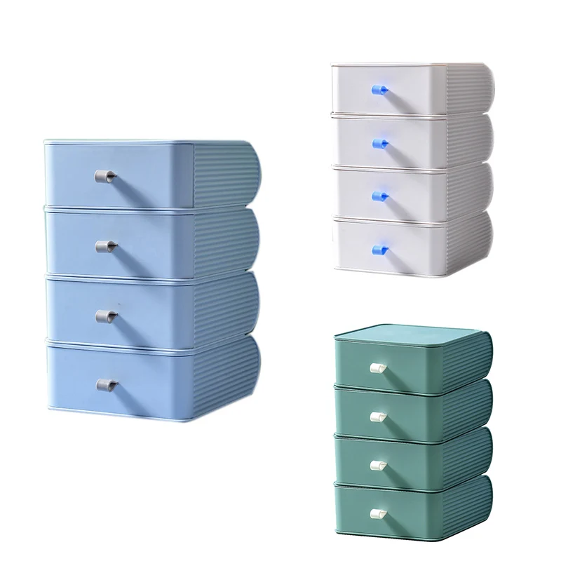 

Desktop Storage Box Plastic Drawer Type Household Cosmetic Box Dormitory Finishing Storage Storage Box