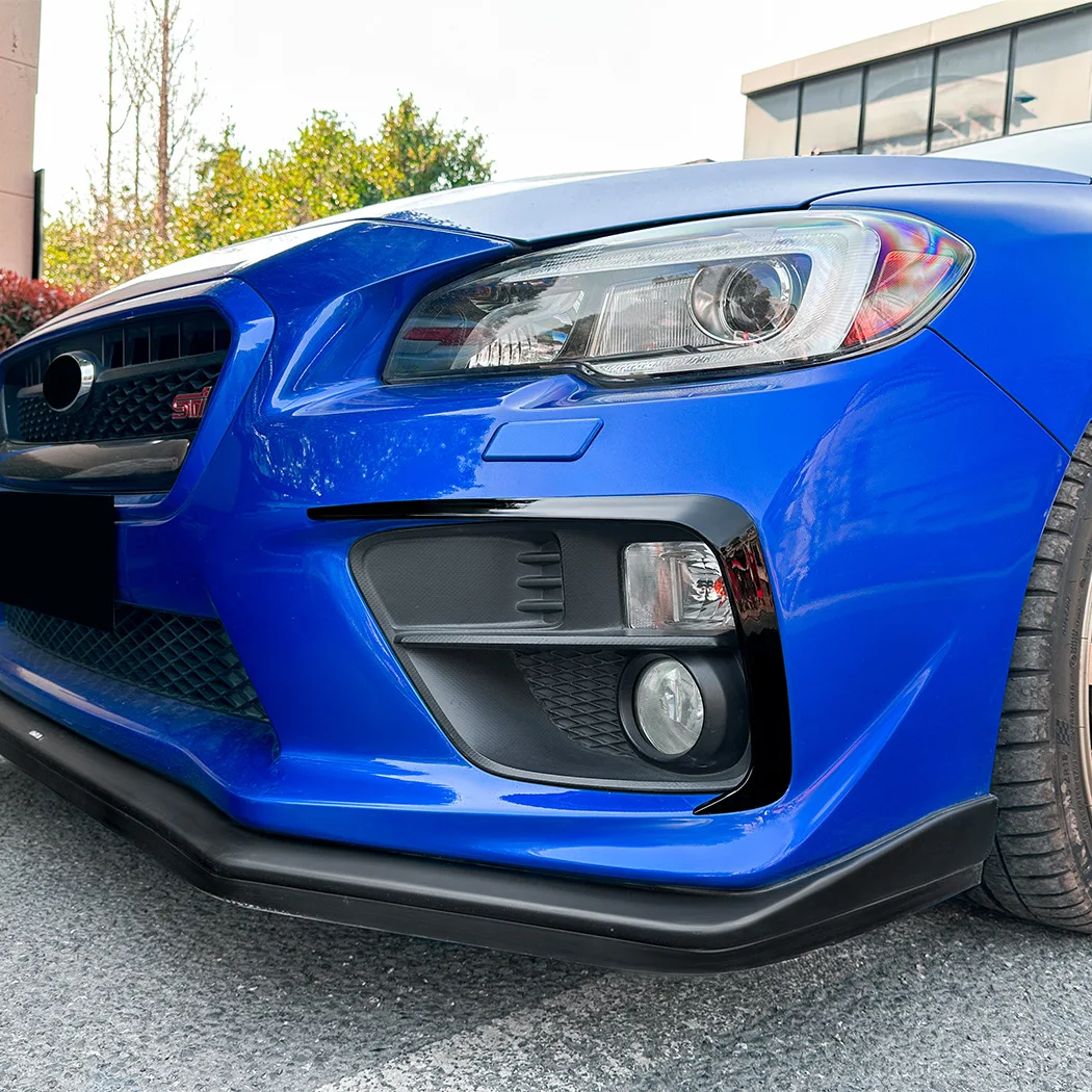 Фото Для Subaru WRX STI VA 2014 2015 2016, передний бампер, спойлер, крышка противотуманной фары, воздушный нож, сплиттер, комплект кузова из АБС-пластика №4