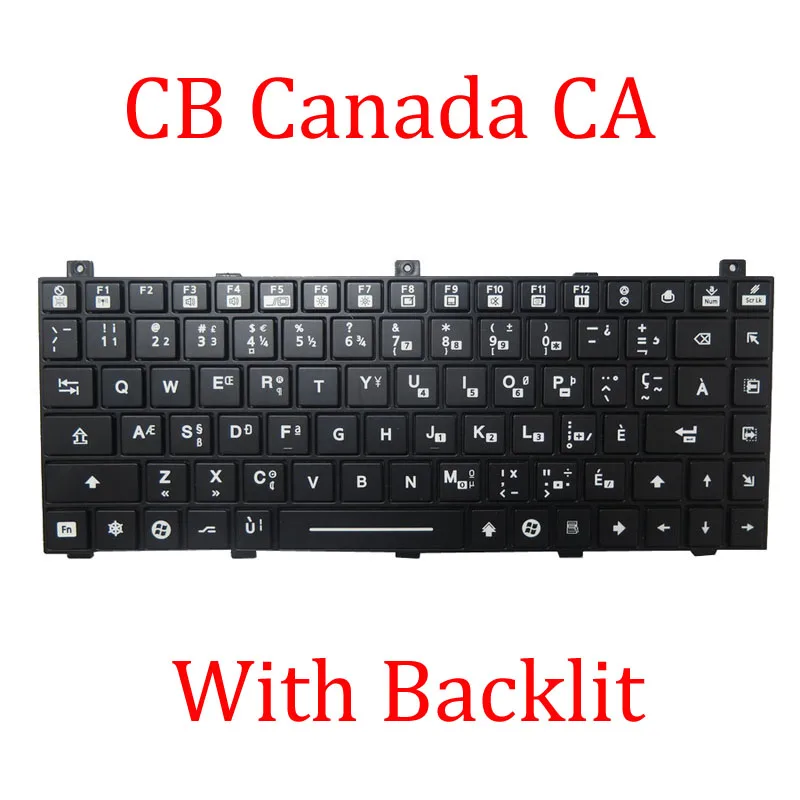 Клавиатура US SP KR NL CA GK с подсветкой для Getac F110 GDKBC1 GDKBI1 GDKBB1 GDKBM1 GDKBN1 GDKBD1 GDKBE1 GDKBL1 GDKBU1