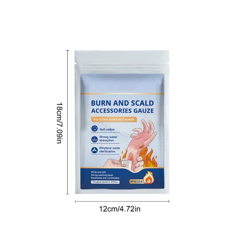 Принадлежности для ожогов и ошпариваний Марля Гибкая кровоостанавливающая