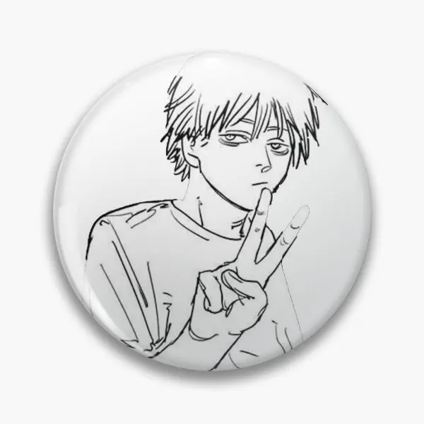 

Мягкая булавка Denji в виде бензопилы для мужчин, забавная булавка на лацкан шляпы, креативная брошь на воротник для влюбленных, милый подарок для одежды, модный мультяшный значок