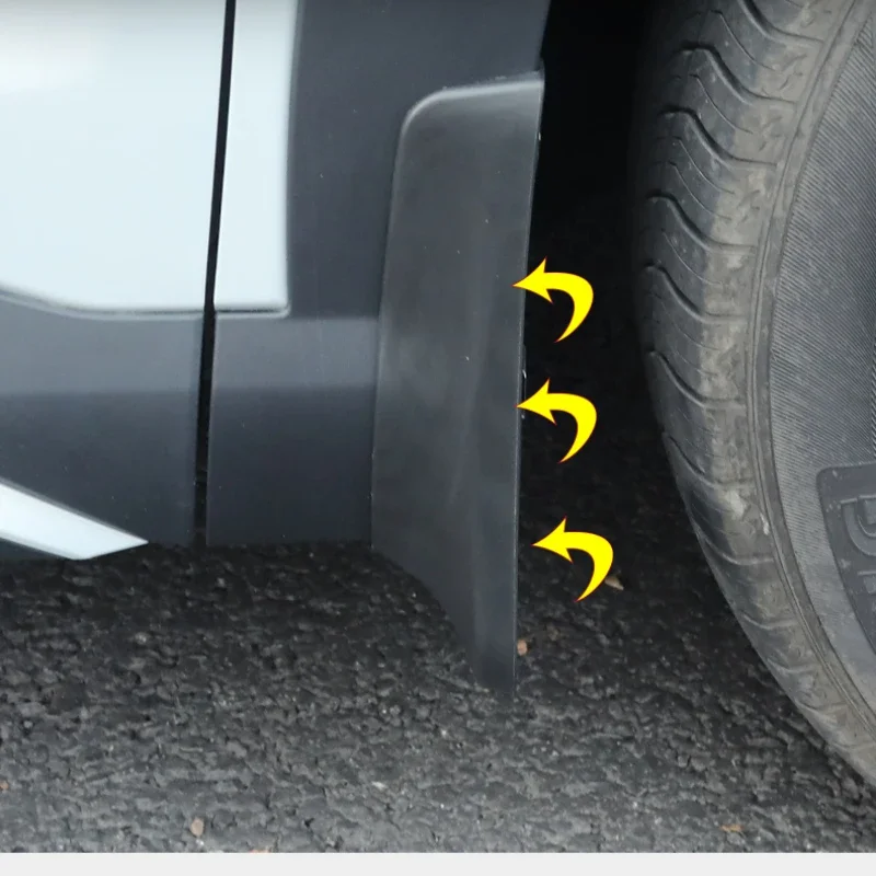 Брызговики для BYD Yuan UP переднее и заднее колесо брызговики бровей грязь песок 4 шт.