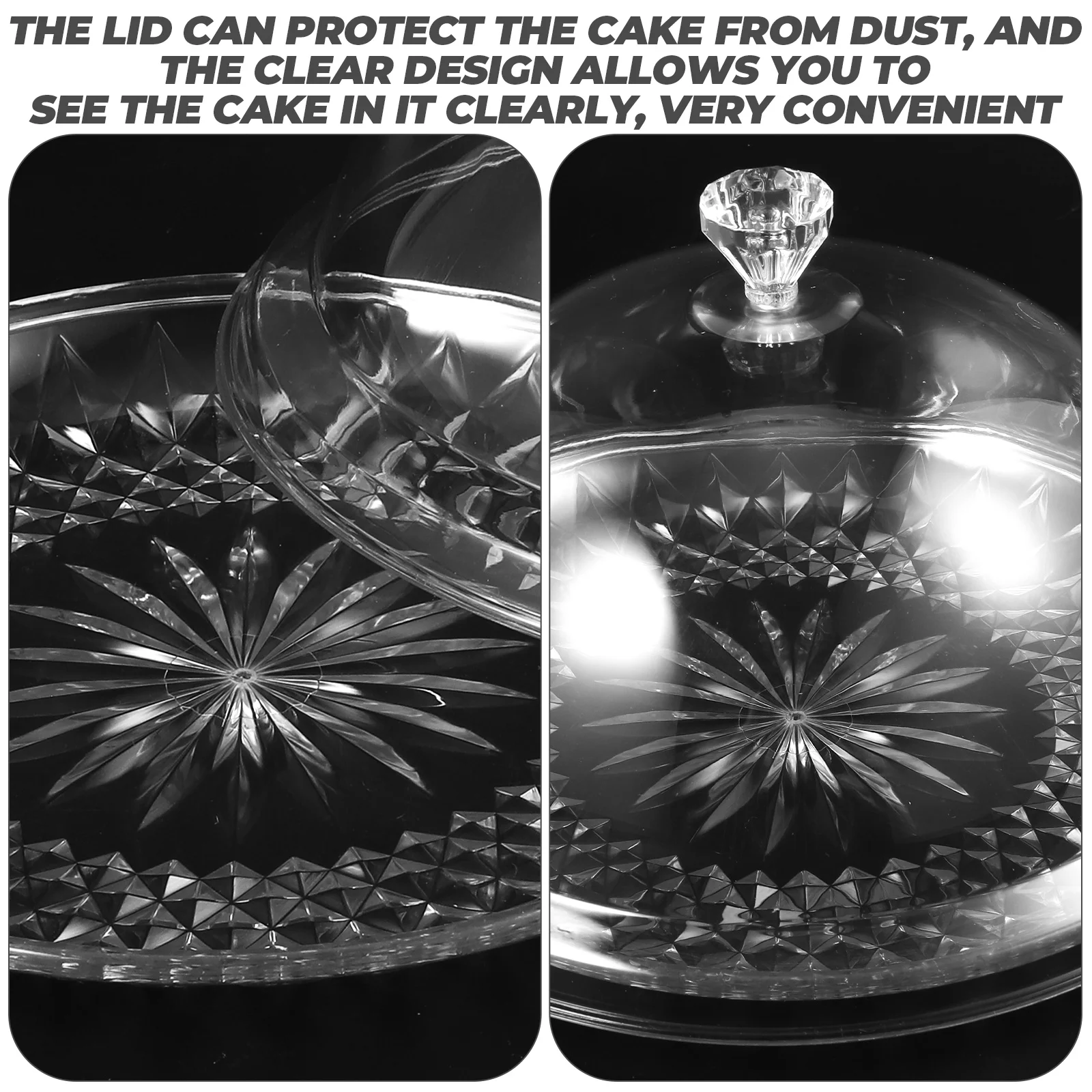 Бумажный стаканчик прозрачная крышка форма для торта поднос еды подставка