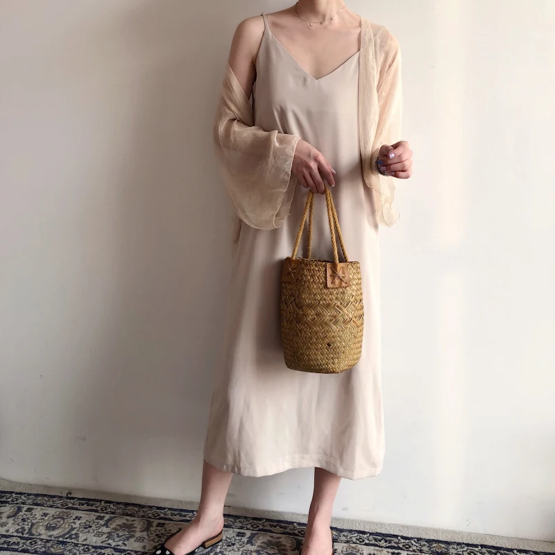 

Geskeey Lady's Sunscreen Women's Chiffon Shirt Medium And Long Kimono Clothes Coat Shawl Summer New Korean Clothes