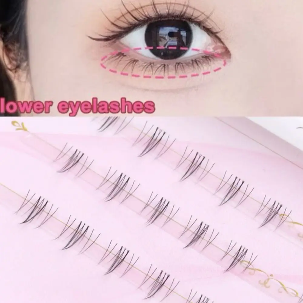 

Многоразовые Накладные ресницы V-образной формы, накладные ресницы ручной работы, натуральные длинные кудрявые накладные ресницы, инструмент для макияжа, отдельные сегменты для женщин