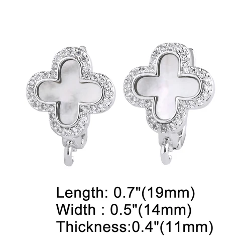 OCESRIO Круглые медные позолоченные крючки для сережек