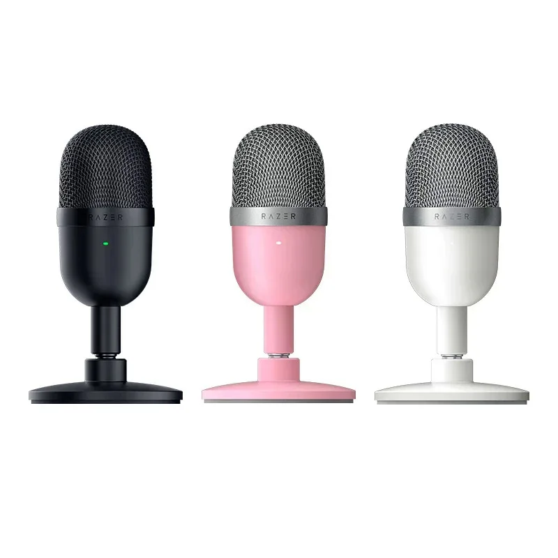 

Black pink Razer Seiren Mini Microphone USB microphone ultra-compact condenser streaming microphone mic