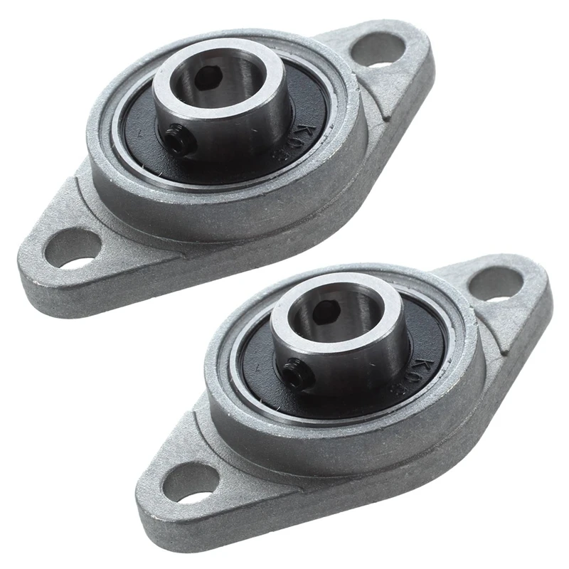 

2X KFL08 8Mm Mounted Block Cast Housing Self-Aligning Pillow Bearing